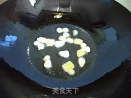 Make Tea mushrooms fried beans step 3