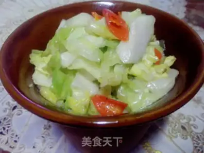 Make Spicy cabbage step 6