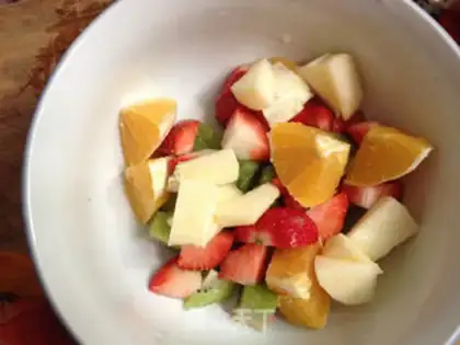 Make Five-colour salad step 2