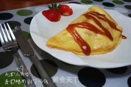 Make Egg buns, greasy rice step 9