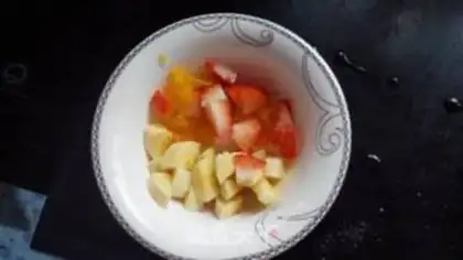 Make Spinach and fruit and soup step 7