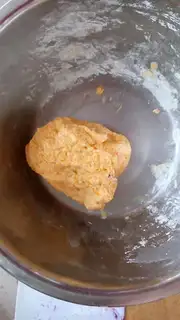 Make Coconut pumpkins, crotch step 10