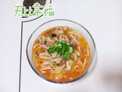 Make Homemade soup noodles step 15