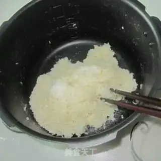 Make A rice cake step 1