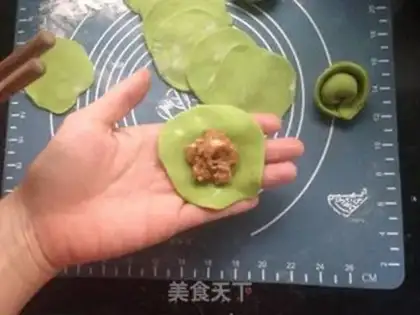 Make Spinach dumplings step 9