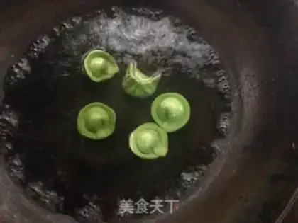 Make Spinach dumplings step 11