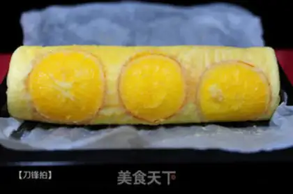 Make Orange strawberry rolls step 12