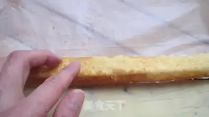 Make Almond cake roll step 10