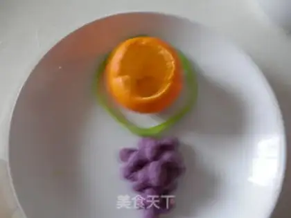 Make Orange egg fried rice step 6