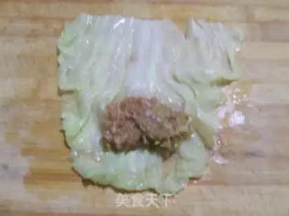 Make Jade mushroom rolls step 2