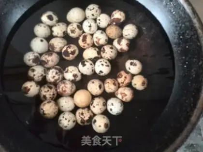 Make Beer quail eggs step 1