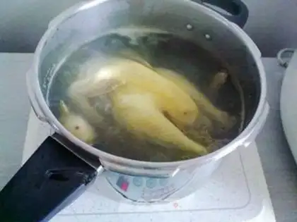Make White pheasant step 5