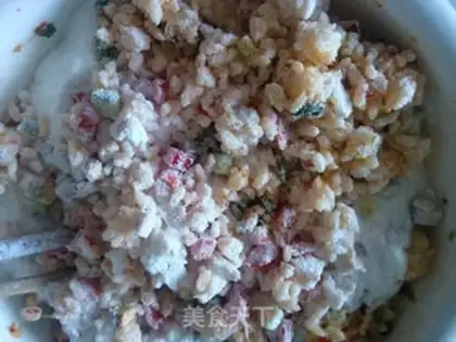 Make Fried rice cake step 5