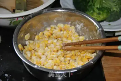 Make Milky corn step 1