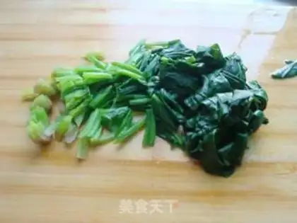 Make Wheat spinach step 2
