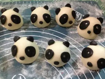 Make Panda milk pack step 17