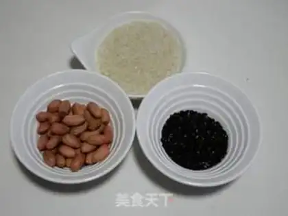 Make Peanut sesame rice step 0
