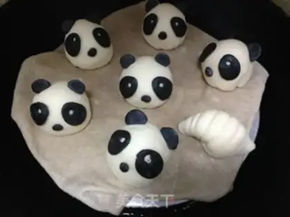 Make Panda milk pack step 18