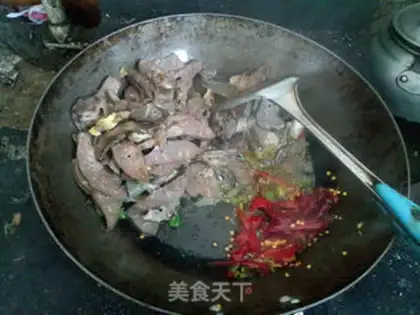 Make Spicy pig lungs step 1