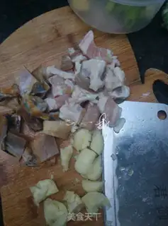 Make The salted ink fish dried up step 2