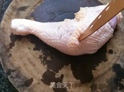 Make The chicken leg with the southern milk step 1