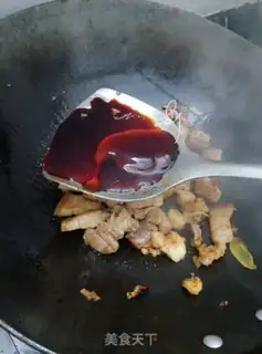 Make The salted ink fish dried up step 6