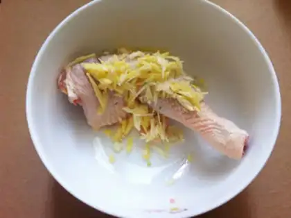 Make The chicken leg with the southern milk step 3