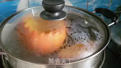 Make Pumpkin rice step 3