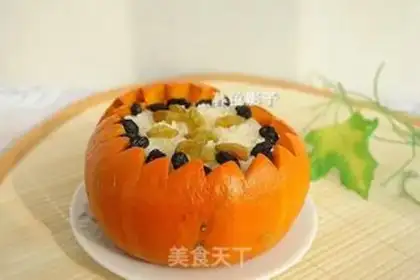 Make Pumpkin rice step 5