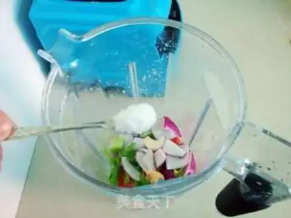 Make A hot fan of eggplant juice step 6