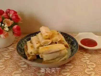 Make Spring rolls step 4