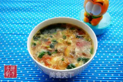 Make Tomatoes and egg soup step 12