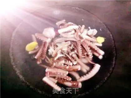 Make The white squid step 4