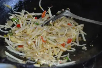Make Pepper potato step 4
