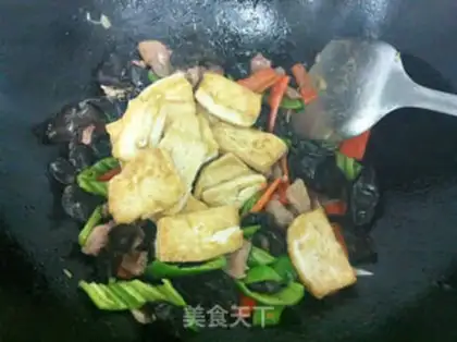 Make Mule pepper tofu step 8