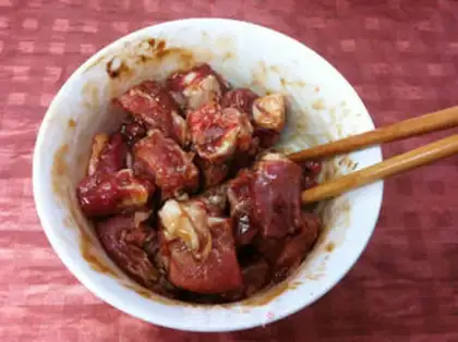 Make The mushroom ribs step 3