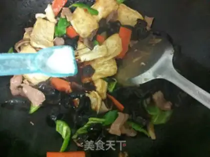 Make Mule pepper tofu step 11