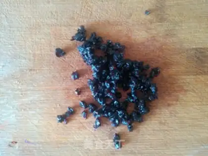 Make Blueberry butterflies step 1