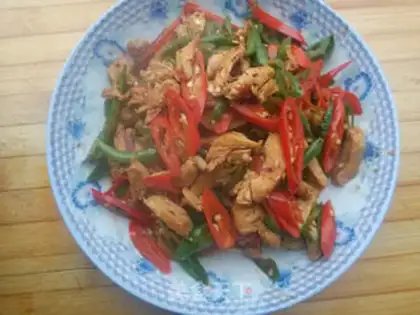 Make Tung An rooster step 12