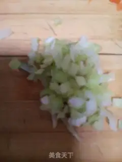 Make Celery corn fried rice step 4