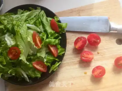 Make Yogurt cheese salad step 1