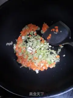 Make Celery corn fried rice step 7