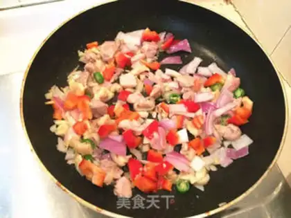 Make Spanish seafood step 2