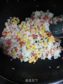 Make Celery corn fried rice step 9