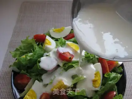 Make Yogurt cheese salad step 6