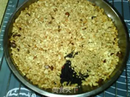 Make Peanut sesame sugar step 1