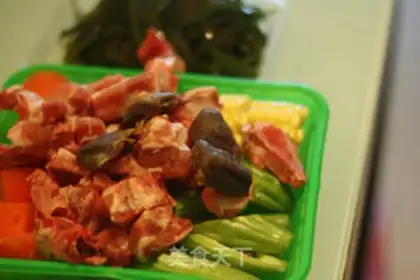 Make ♪ Sea-banded corn bouquet soup ♪ step 0