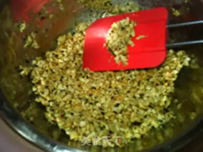Make Peanut sesame sugar step 6