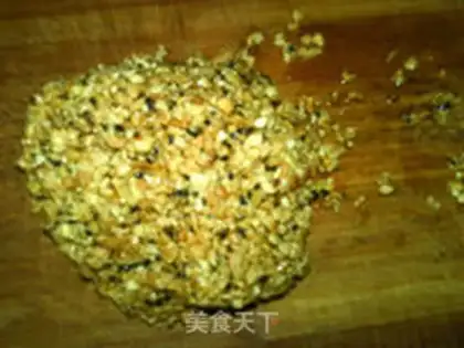 Make Peanut sesame sugar step 7