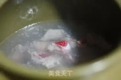 Make ♪ Sea-banded corn bouquet soup ♪ step 2